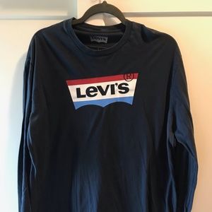 Mens Levi Long Sleeve Shirt